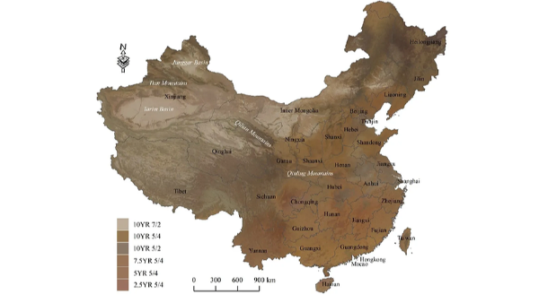 中國第一幅高精度土壤顏色地圖出爐，研究員是這樣了解土壤成分的